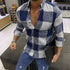 Men's Shirt Lapel Button Long Sleeve EsaModa